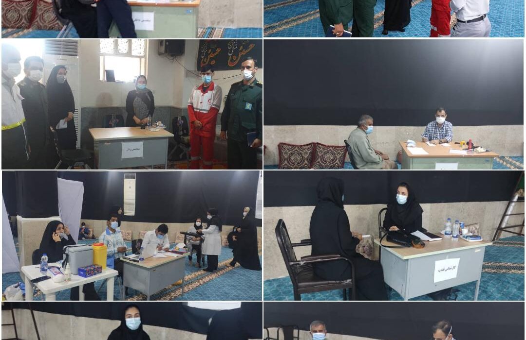 گزارش تصویری حضور تیم پزشکی جهادی در چهارمین روز از هفته بسیج در شیرینو