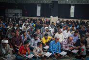 به مناسبت ماه مبارک رمضان محفل انس با قرآن با تلاوت سه قاری برجسته بین المللی در بندر شیرینو